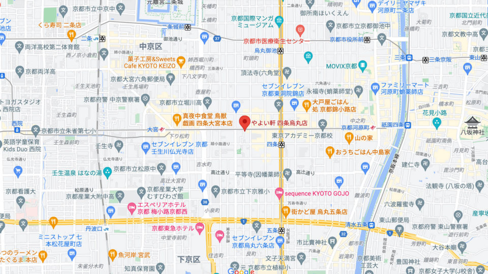 google map：やよい軒