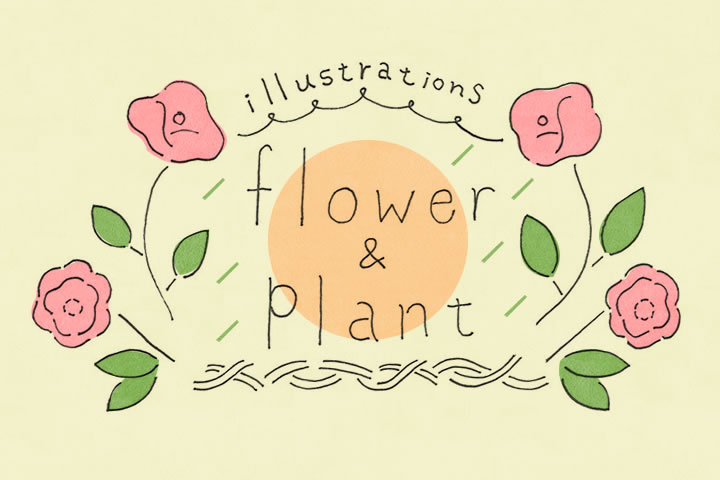 花・植物の絵が素敵なイラストレーター6選。
